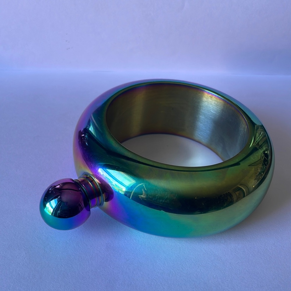 Metallic Flask Bracelet
